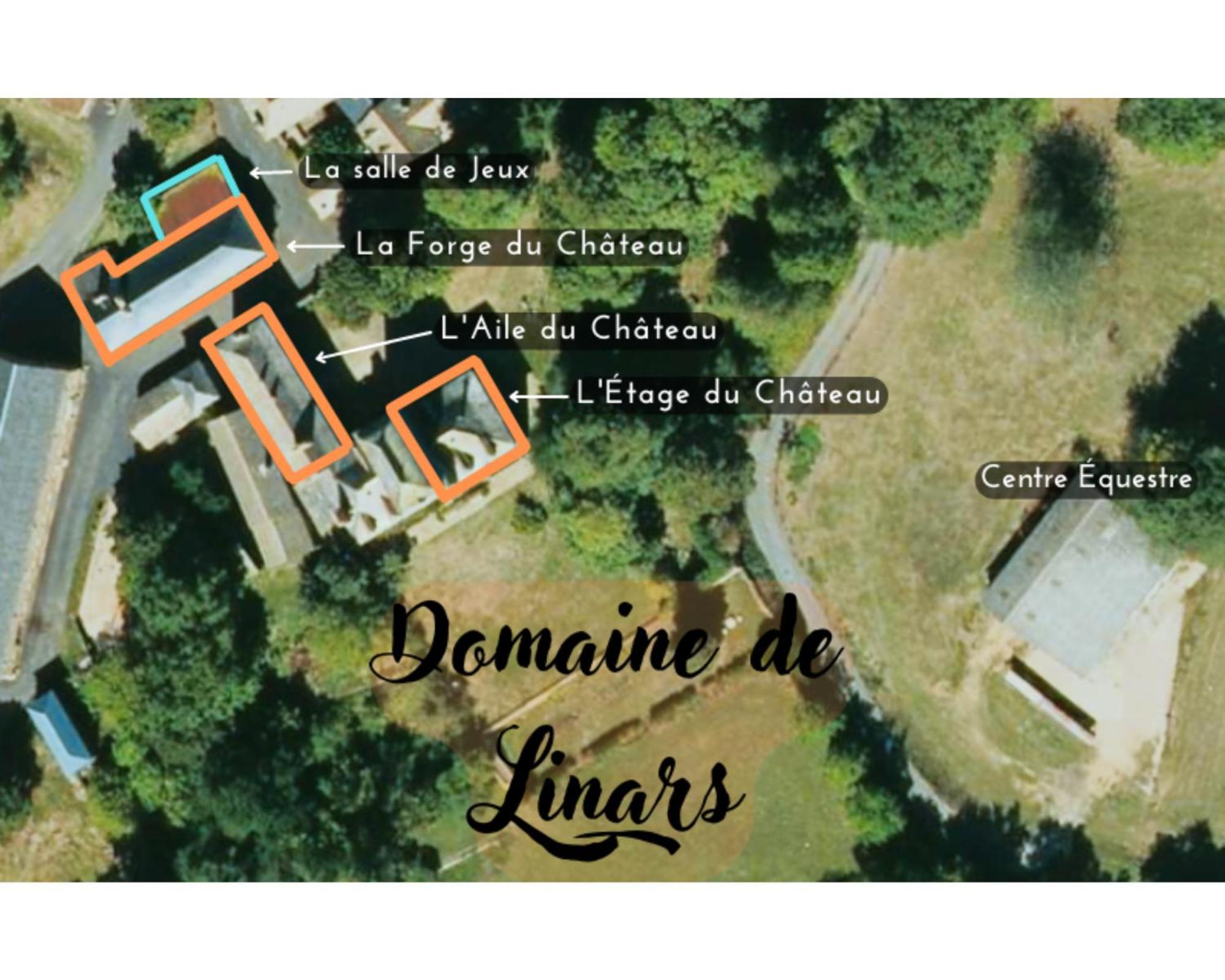 Вилла Le Domaine De Linars - L'Aile Du Chateau Le Truel Экстерьер фото